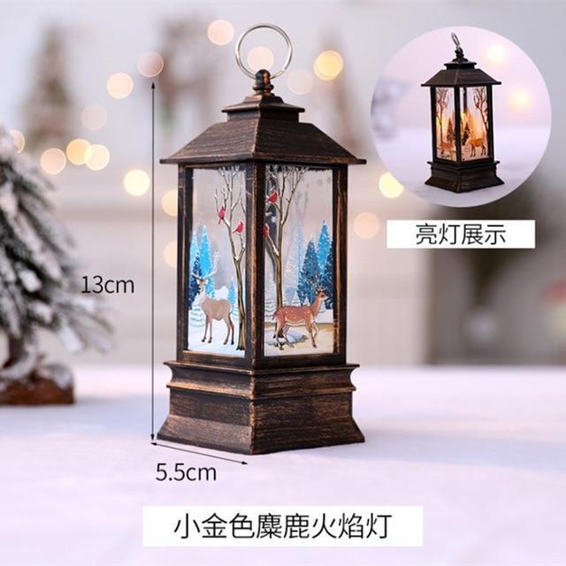 Tech Gimmicks Lighting Green Christmas LED candle tea lantern light decoration