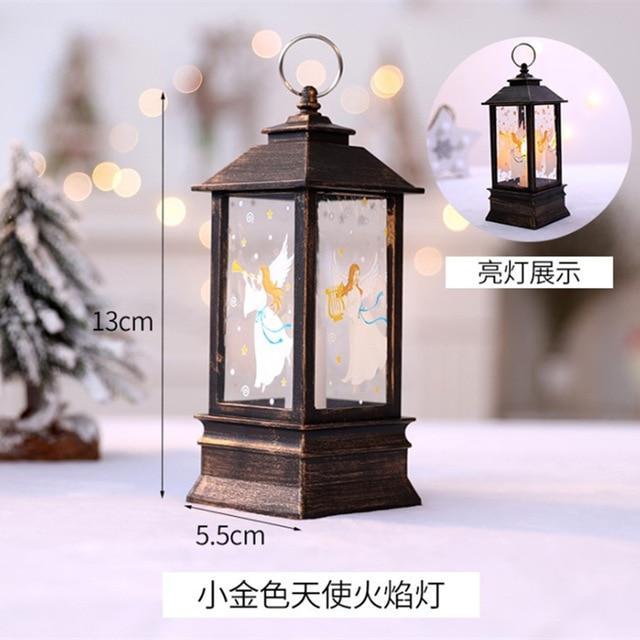 Tech Gimmicks Lighting Silver Christmas LED candle tea lantern light decoration