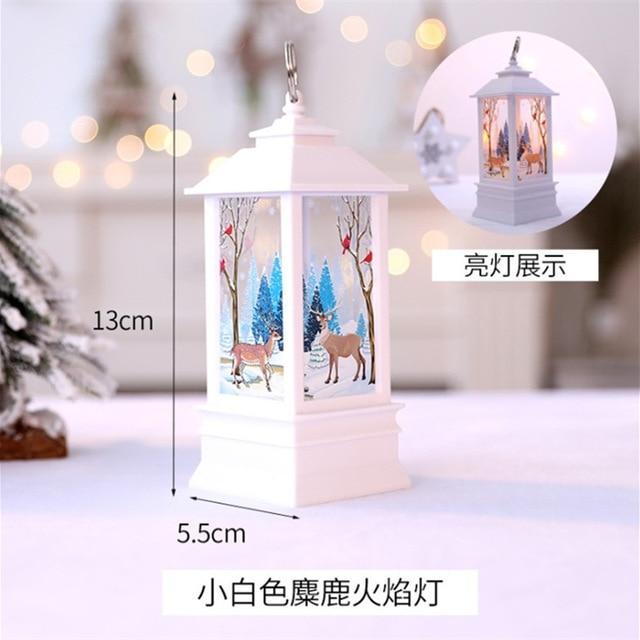 Tech Gimmicks Lighting White Christmas LED candle tea lantern light decoration