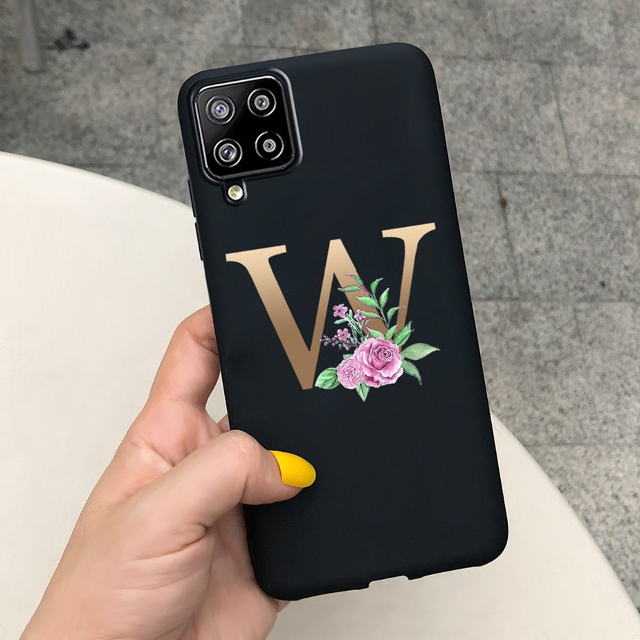 Galaxy M12 Cute Letters Phone Case