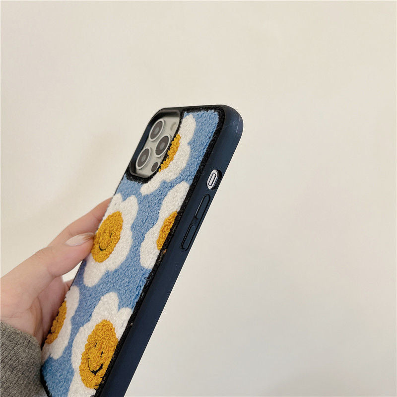 Embroidery Soft Case For iPhones