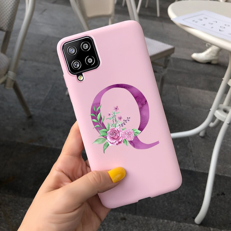 Galaxy M12 Cute Letters Phone Case