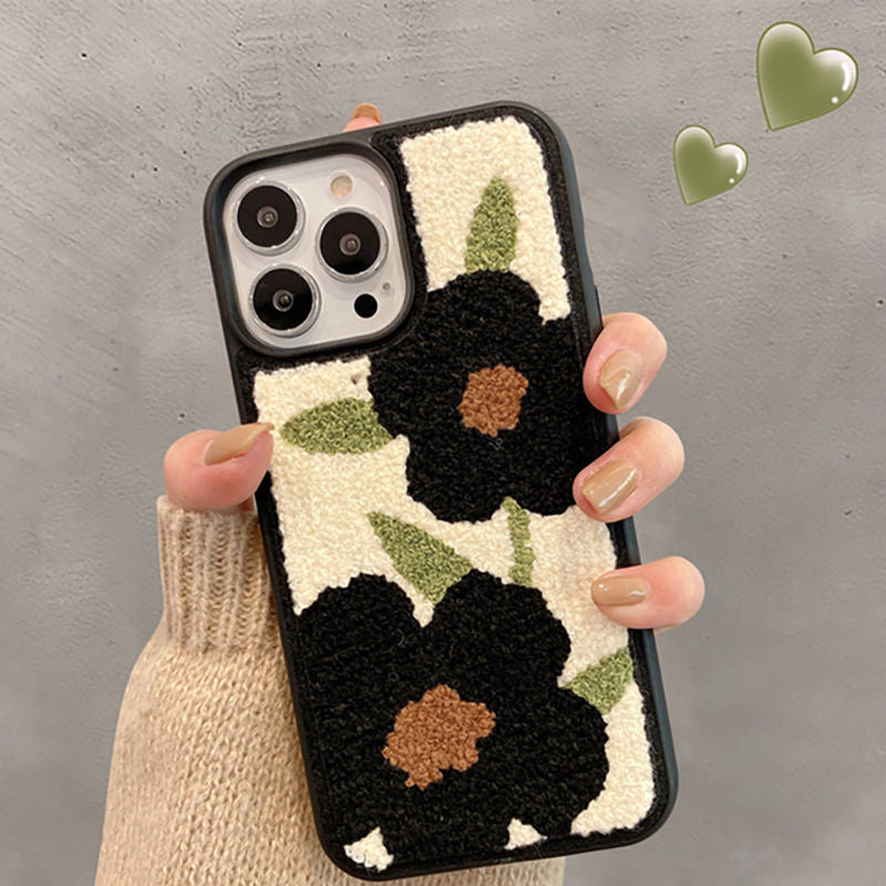 Embroidery Soft Case For iPhones