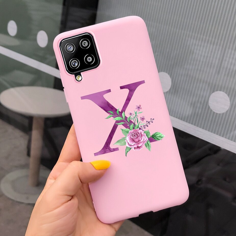 Galaxy M12 Cute Letters Phone Case