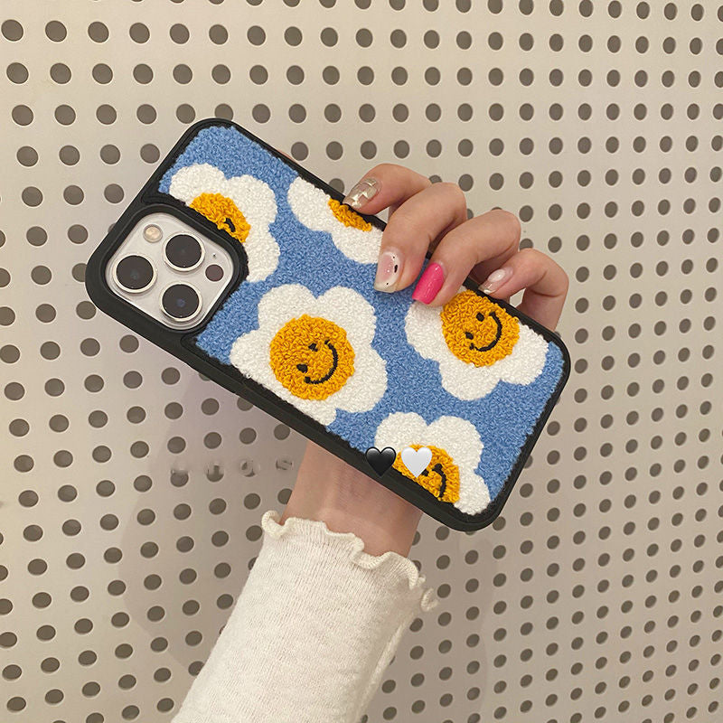 Embroidery Soft Case For iPhones