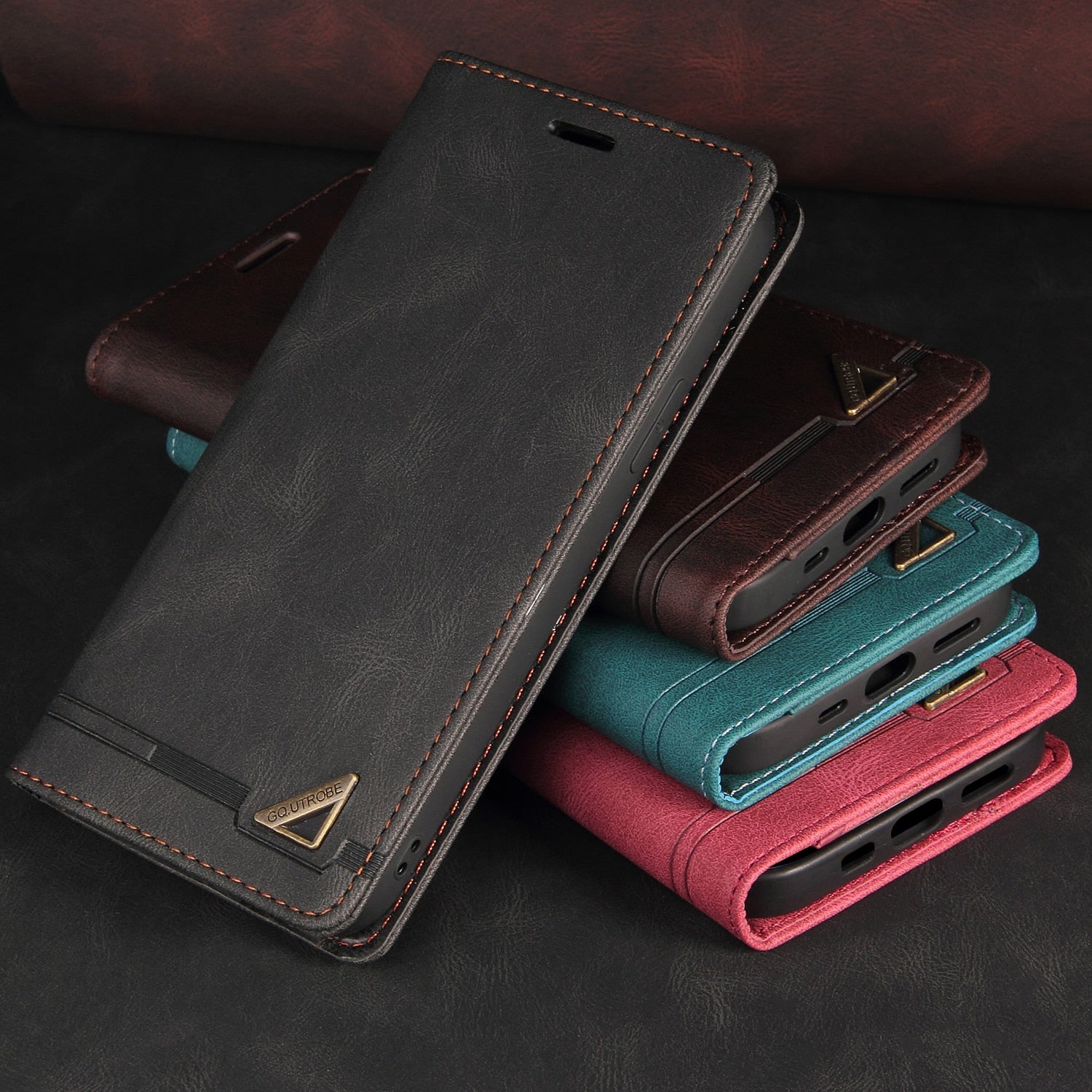 Anti-theft Leather Case For Redmi