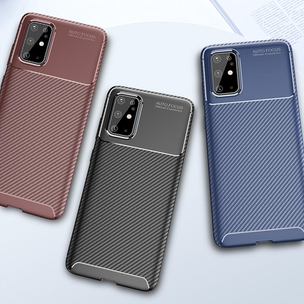 Luxury Carbon Fiber Shockproof Phone Case For Samsung S20/S20 Plus