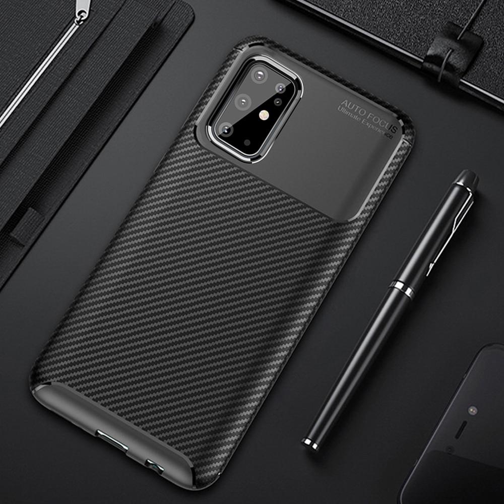 Luxury Carbon Fiber Shockproof Phone Case For Samsung S20/S20 Plus